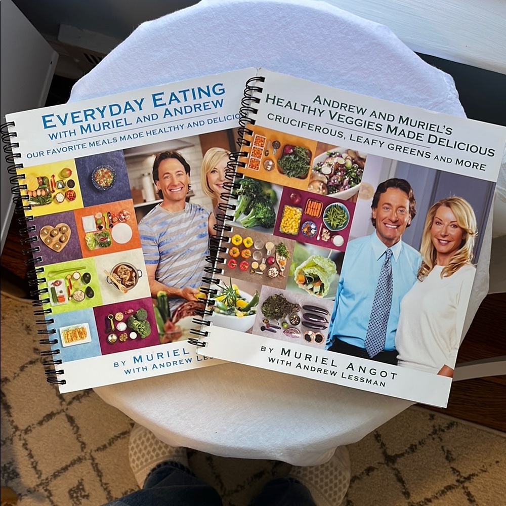 2 Everyday Eating Cookbooks by Muriel Angot